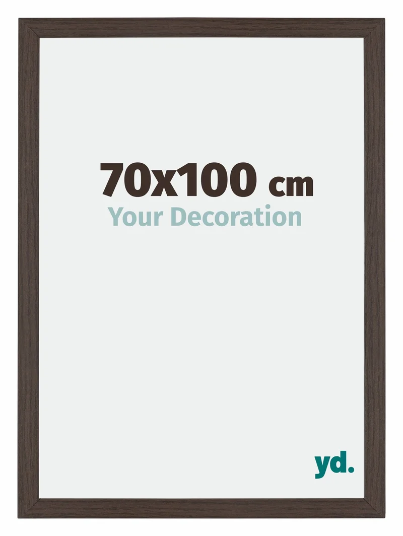 Bilderrahmen 70x100 cm - Eiche Dunkel - MDF - Mura