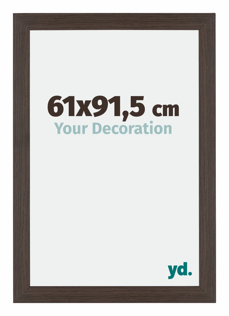 Bilderrahmen 61x91,5 cm - Eiche Dunkel - MDF - Mura