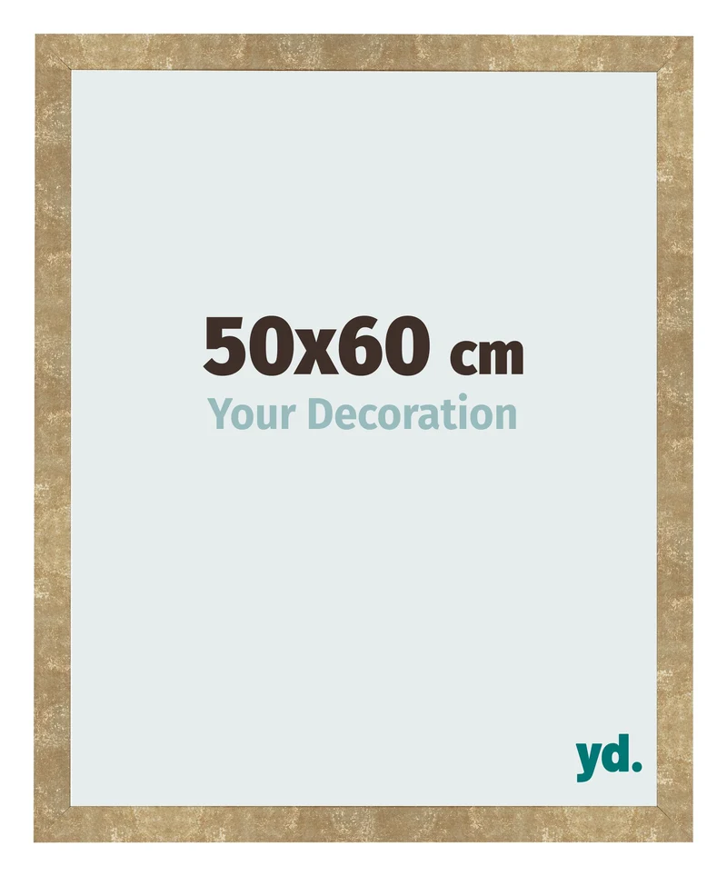 Bilderrahmen 50x60 cm - Gold Antik - MDF - Bologna