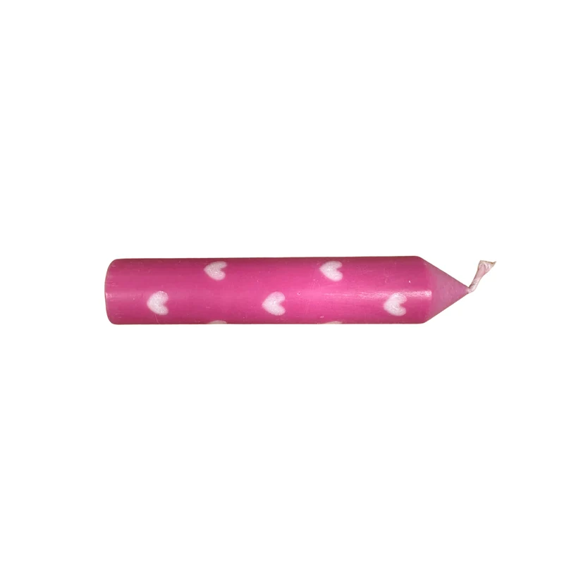 Baumkerze M • Herzen pink