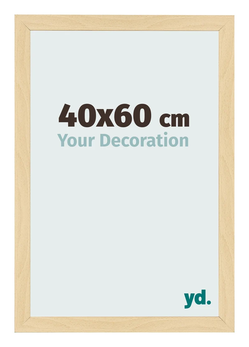 Bilderrahmen 40x60 cm - Buche Dekor - MDF - Bologna