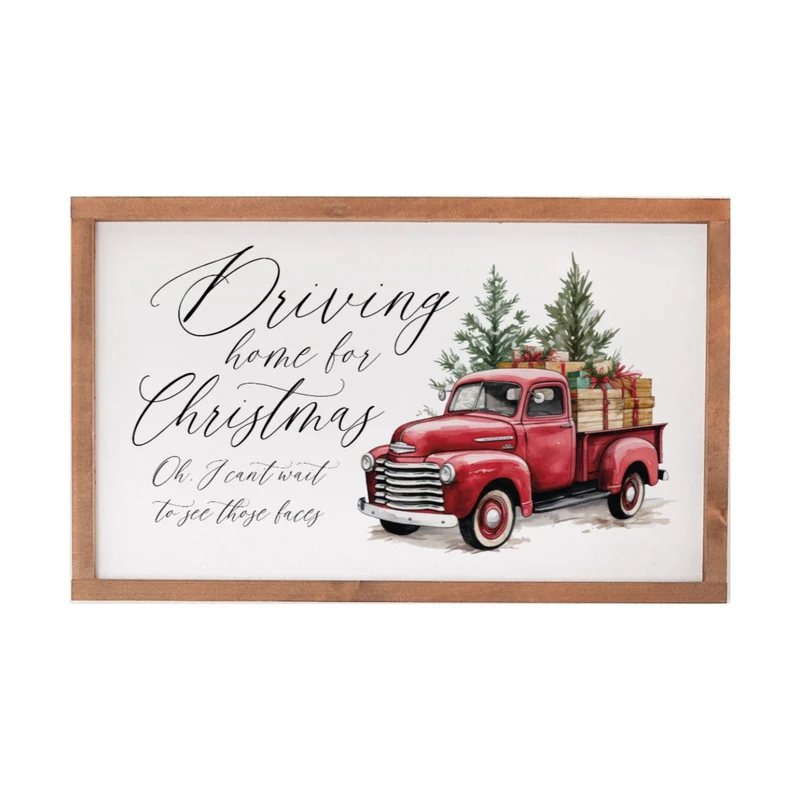 Landhaus Schild | Driving home for christmas No.1