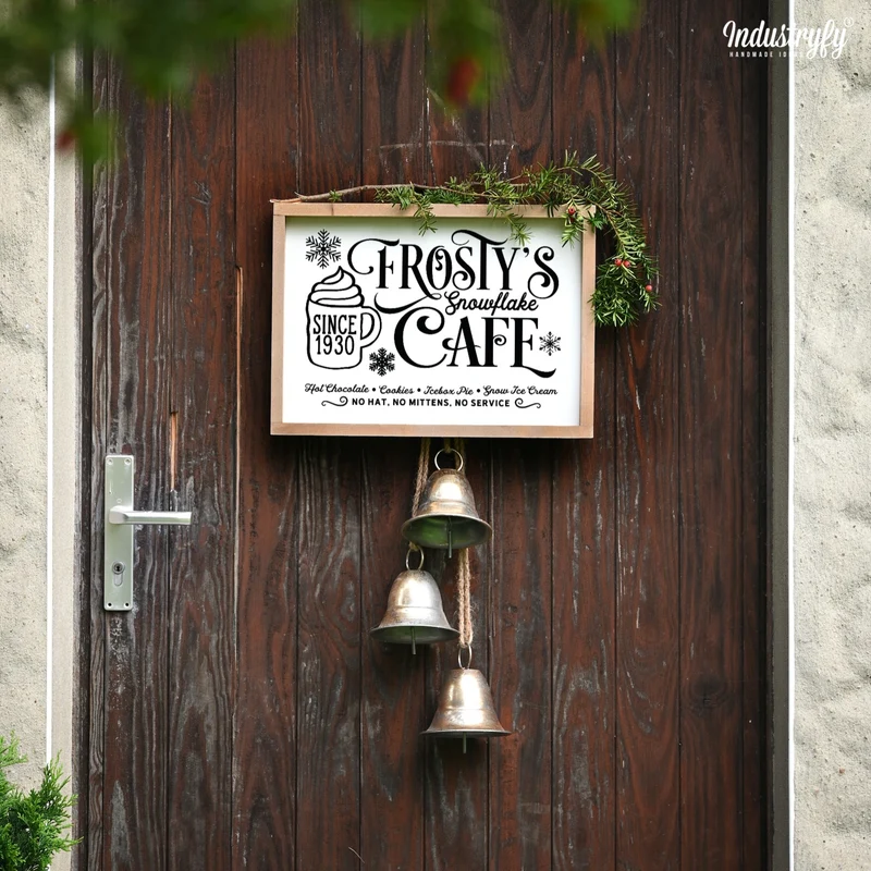 Landhaus Schild | Frostys Snowflake Cafe No2
