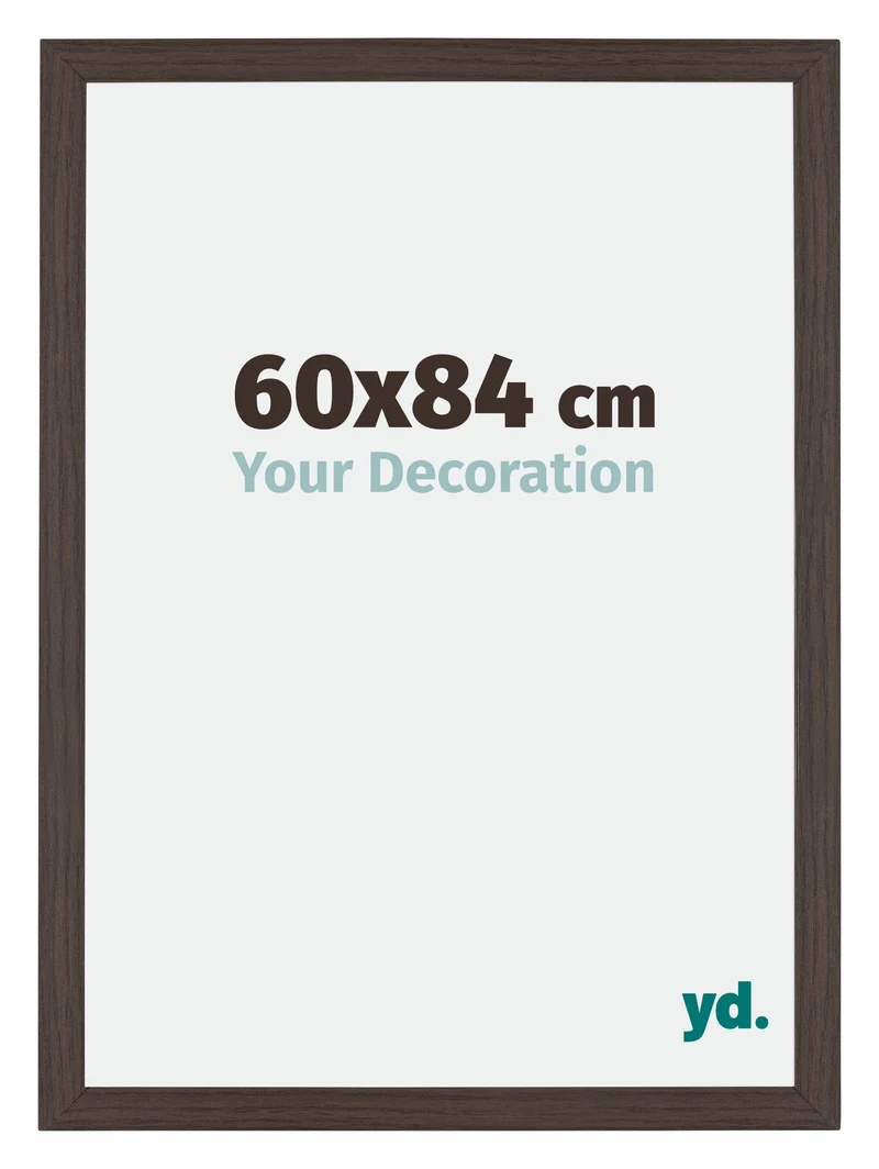 Bilderrahmen 60x84 cm - Eiche Dunkel - MDF - Mura