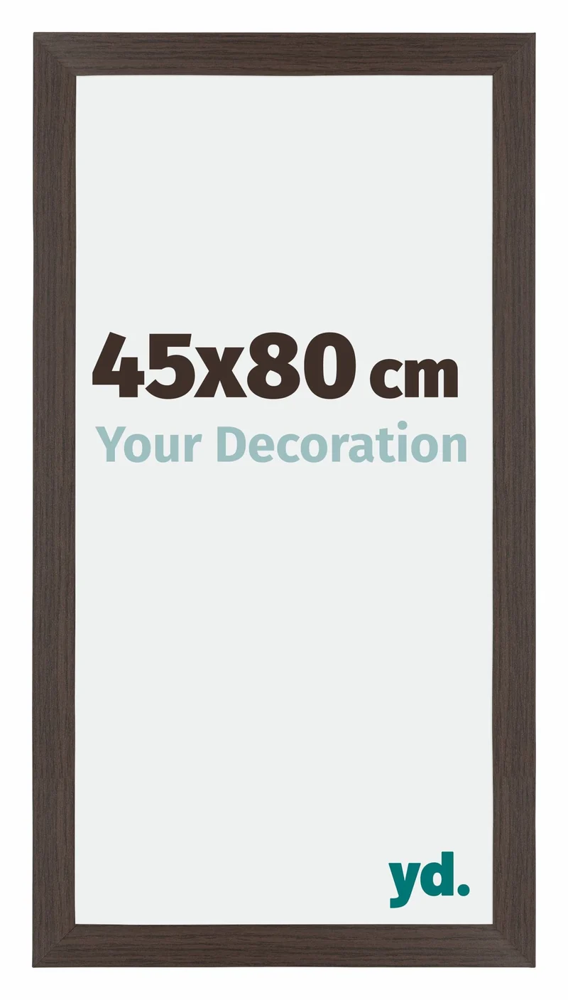 Bilderrahmen 45x80 cm - Eiche Dunkel - MDF - Mura