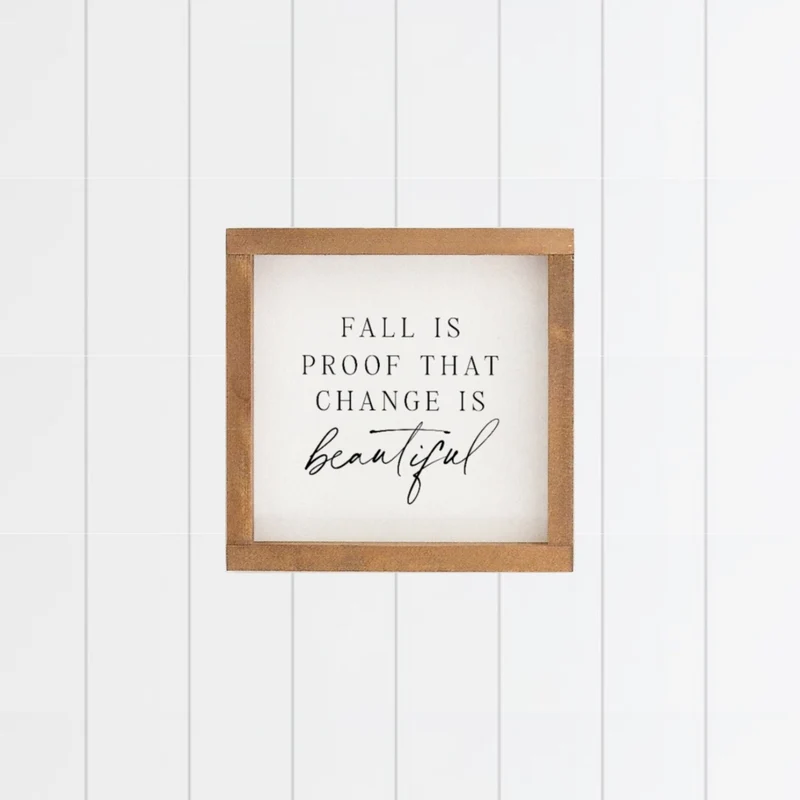 Landhaus Schild | Fall is proof