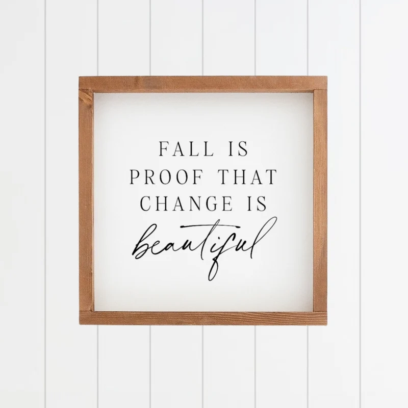 Landhaus Schild | Fall is proof