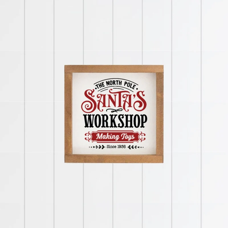 Landhaus Schild | Santa's Workshop