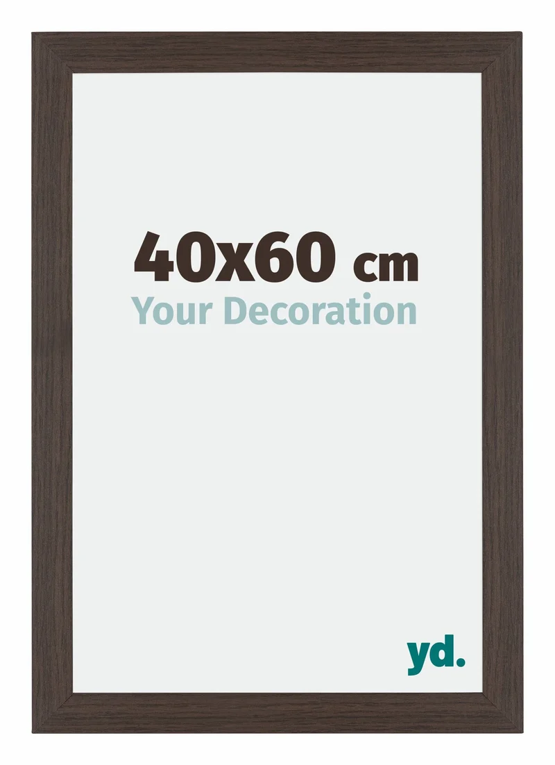 Bilderrahmen 40x60 cm - Eiche Dunkel - MDF - Mura