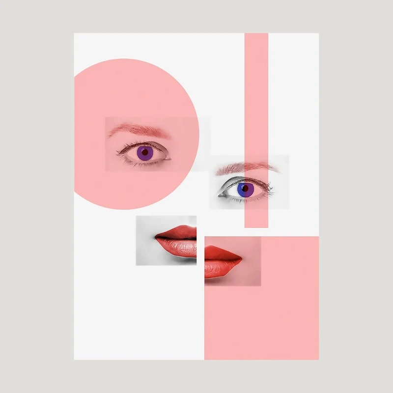 Kunstdruck 'Shades of her Universe 02' Poster 30x40 - IH & KL Design Studio