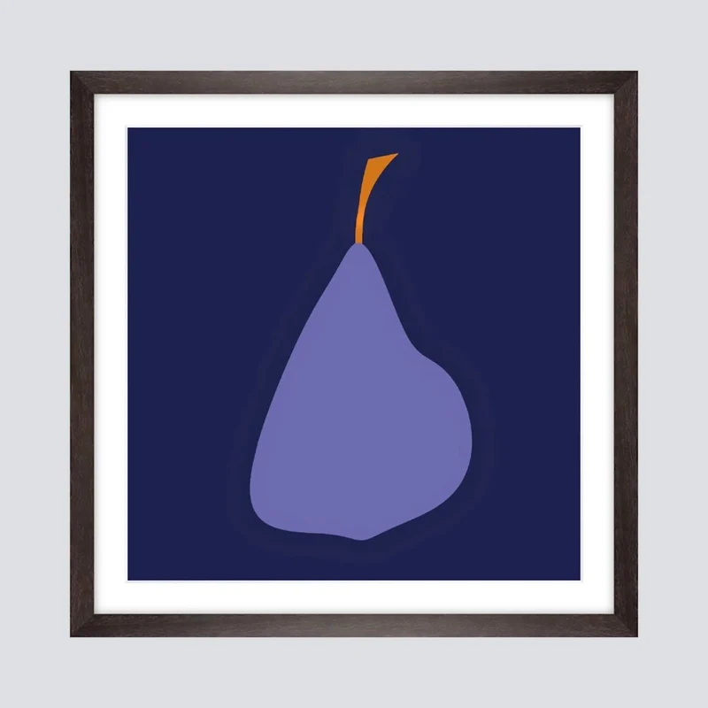 Kunstdruck 'Silent Fruits 05' Poster 40x40 - IH & KL Design Studio