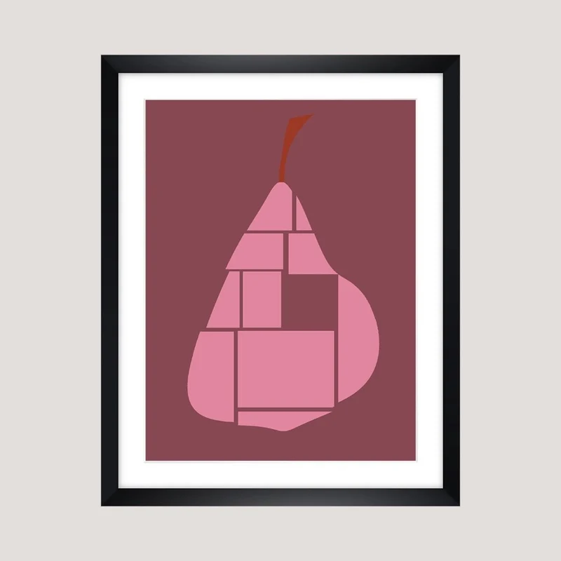 Kunstdruck 'Silent Fruits 08' Poster 30x40 - IH & KL Design Studio