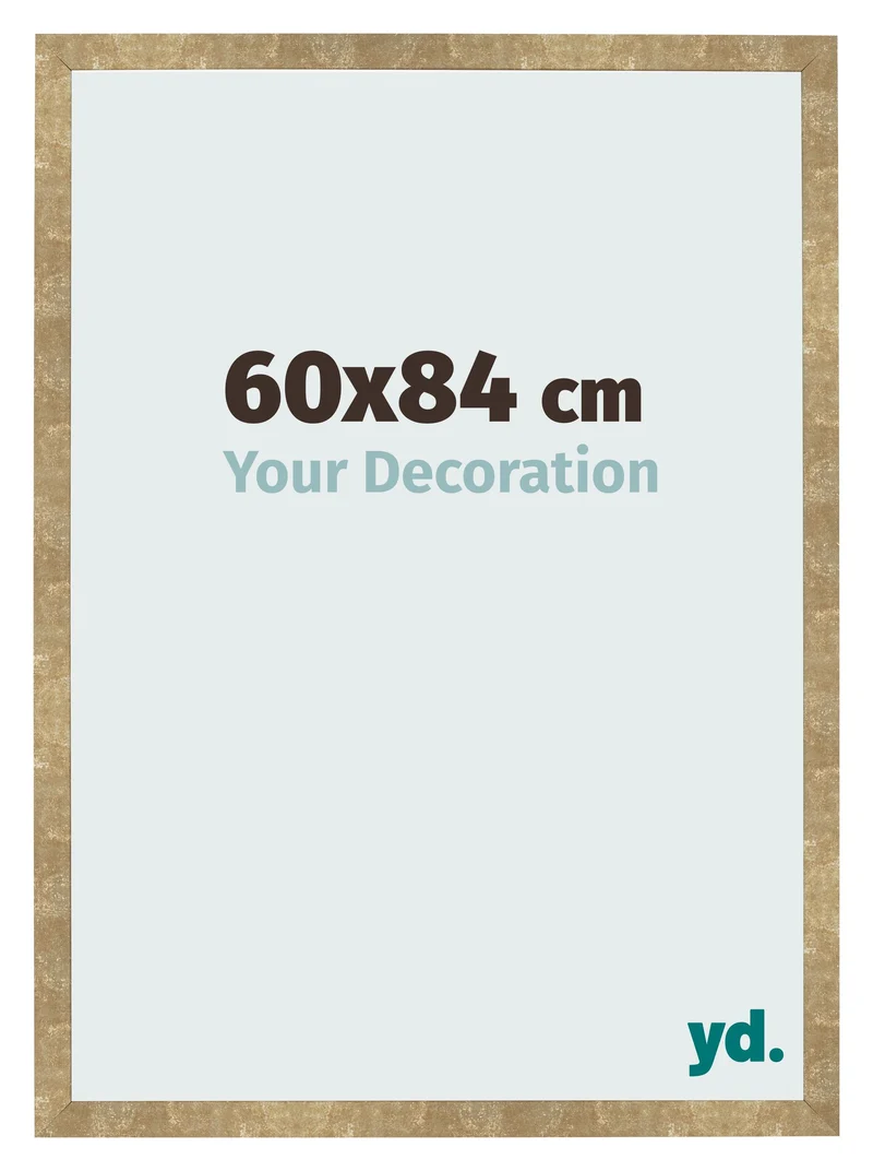 Bilderrahmen 60x84 cm - Gold Antik - MDF - Bologna