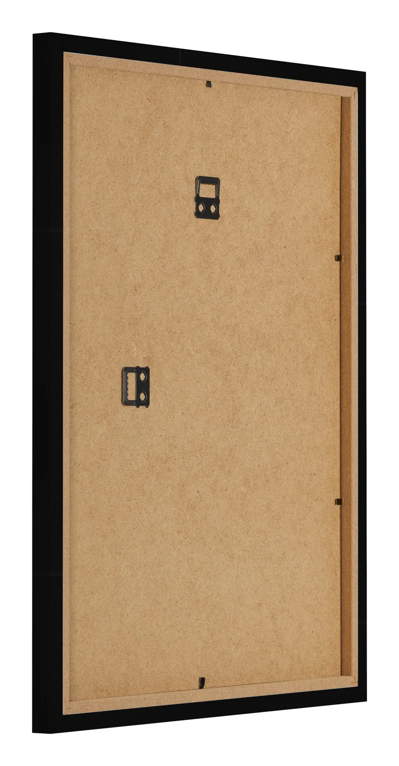 Bilderrahmen 30x40 cm - Schwarz Hochglanz - MDF - Bologna