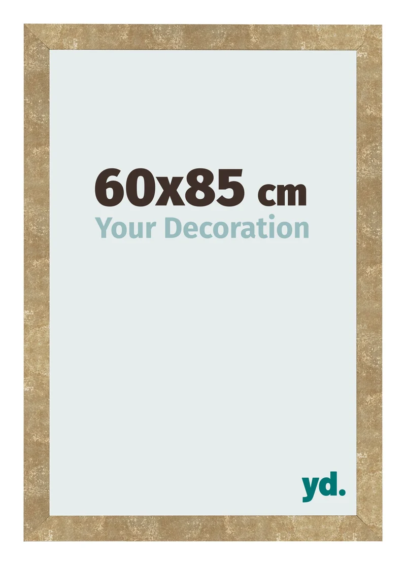 Bilderrahmen 60x85 cm - Gold Antik - MDF - Bologna