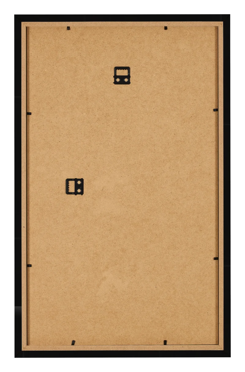 Bilderrahmen 30x50 cm - Schwarz Hochglanz - MDF - Bologna