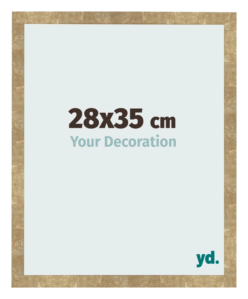 Bilderrahmen 28x35 cm - Gold Antik - MDF - Bologna