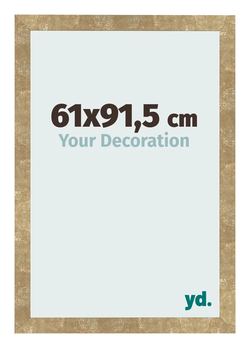 Bilderrahmen 61x91,5 cm - Gold Antik - MDF - Bologna