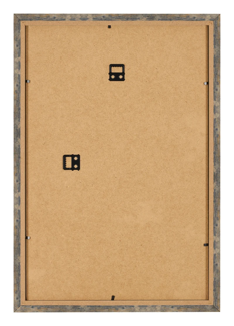 Bilderrahmen 61x91,5 cm - Blau Gold Meliert - MDF - Bologna