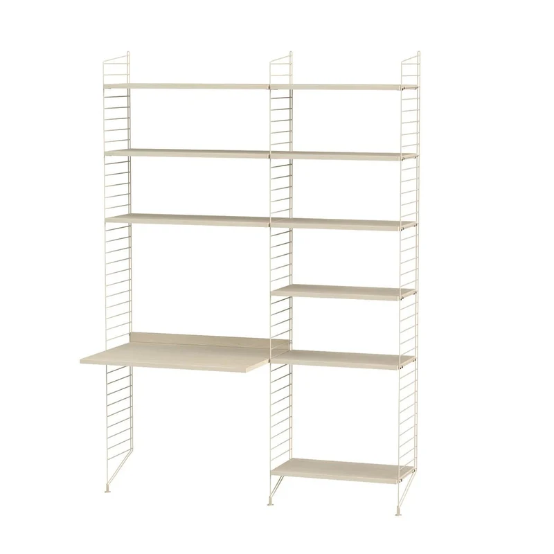 Arbeitsplatz B Komplettset - Regalsystem - Stringfurniture