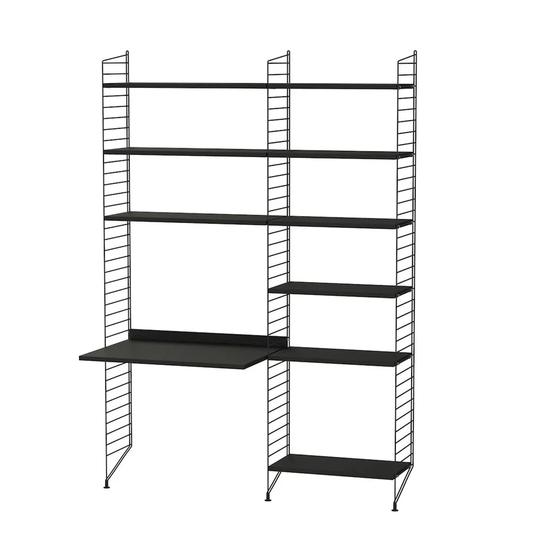 Arbeitsplatz B Komplettset - Regalsystem - Stringfurniture