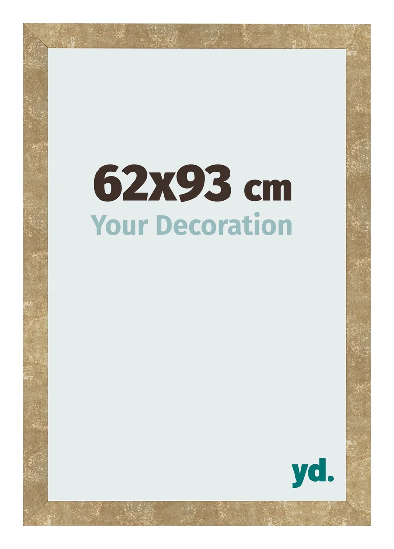 Bilderrahmen 62x93 cm - Gold Antik - MDF - Bologna
