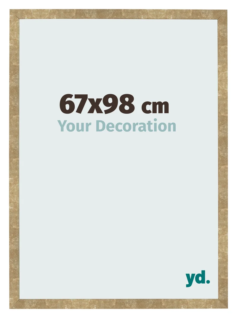 Bilderrahmen 67x98 cm - Gold Antik - MDF - Bologna