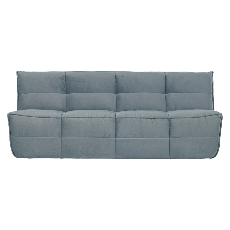 Sofa 3-Sitzer Cluster Samt Türkisblau - VT Wonen