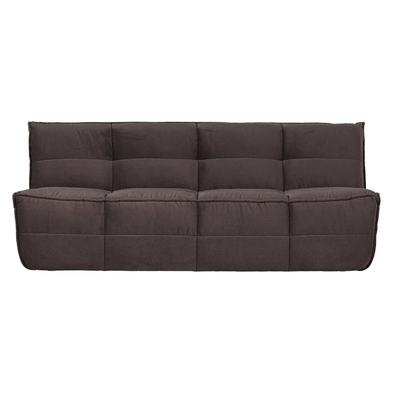 Sofa 3-Sitzer Cluster Samt Dark Chocolate - VT Wonen