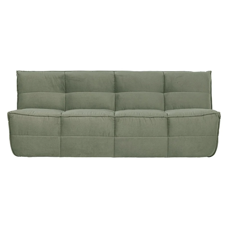 Sofa 3-Sitzer Cluster Samt Pistaziengrün - VT Wonen