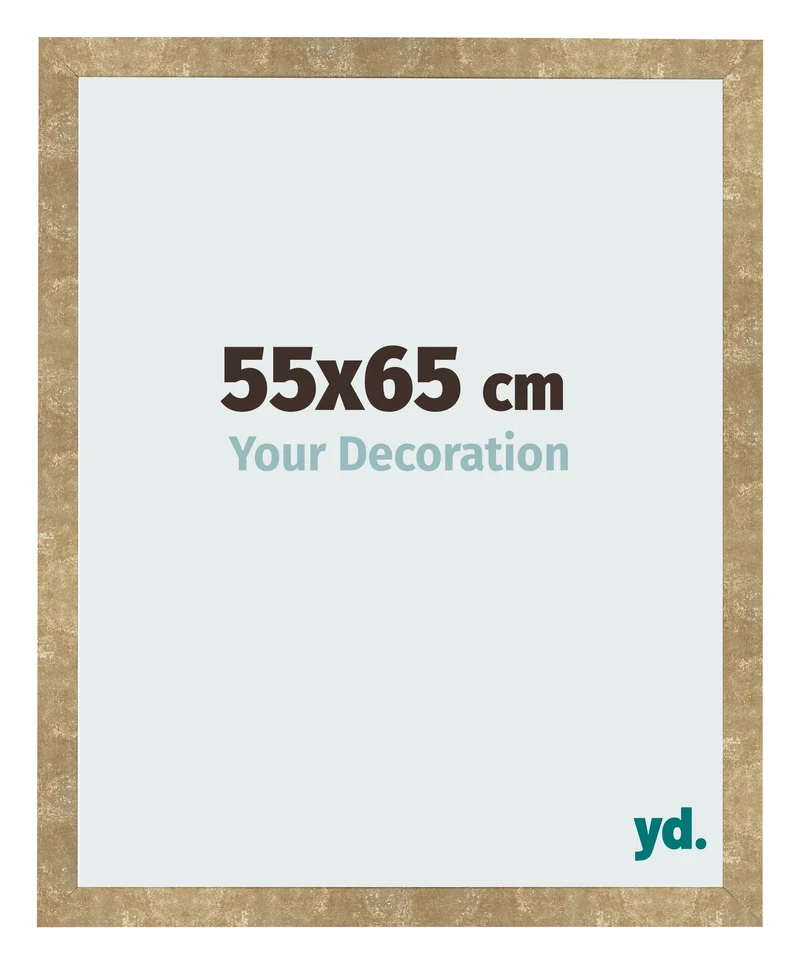 Bilderrahmen 55x65 cm - Gold Antik - MDF - Bologna
