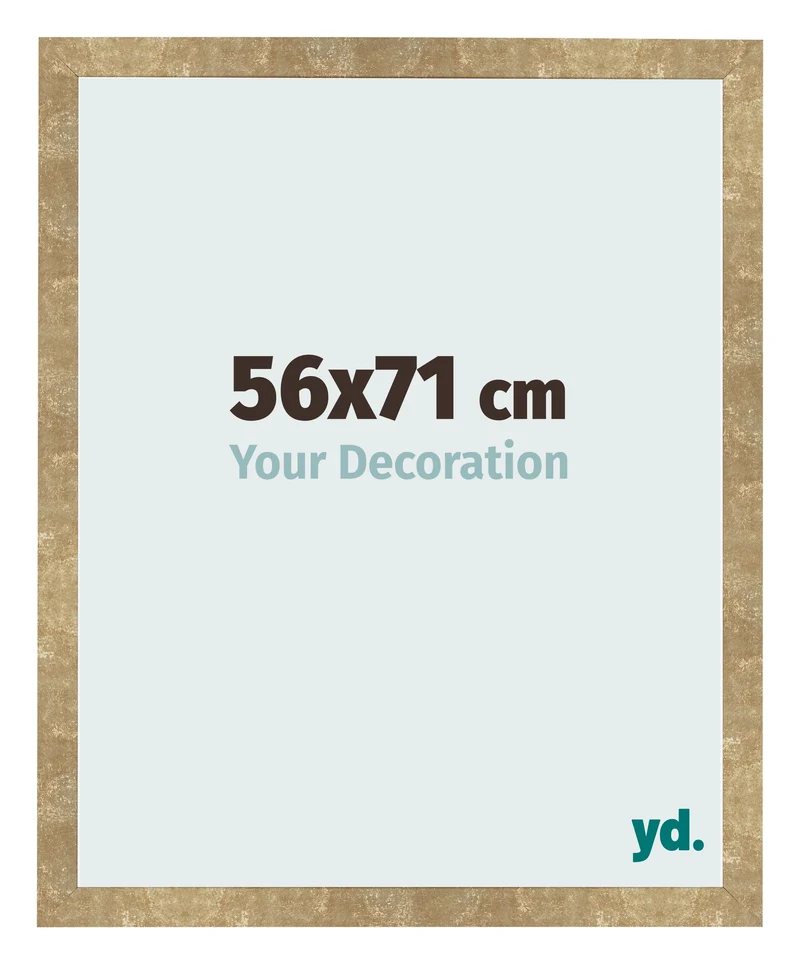 Bilderrahmen 56x71 cm - Gold Antik - MDF - Bologna
