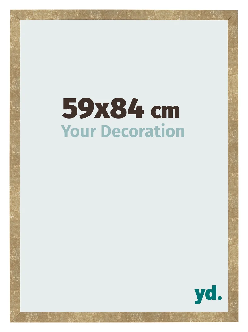 Bilderrahmen 59x84 cm - Gold Antik - MDF - Bologna