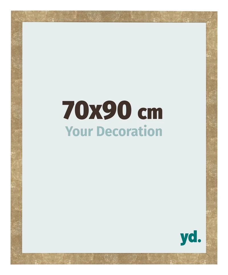 Bilderrahmen 70x90 cm - Gold Antik - MDF - Bologna