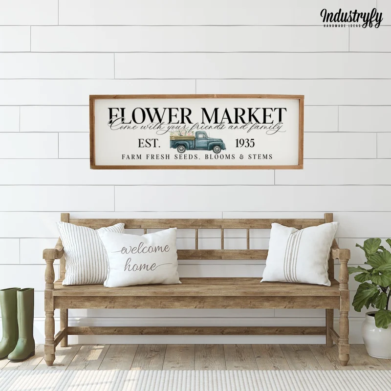 Landhaus Schild | Flower Market Truck No3