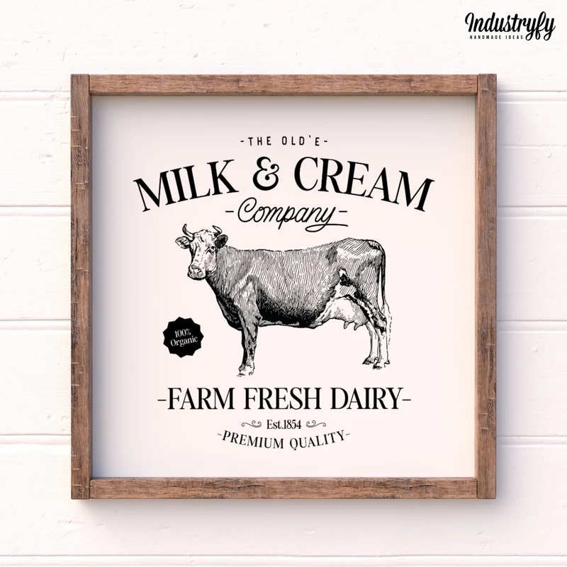 Landhaus Schild | Milk & Cream Co.