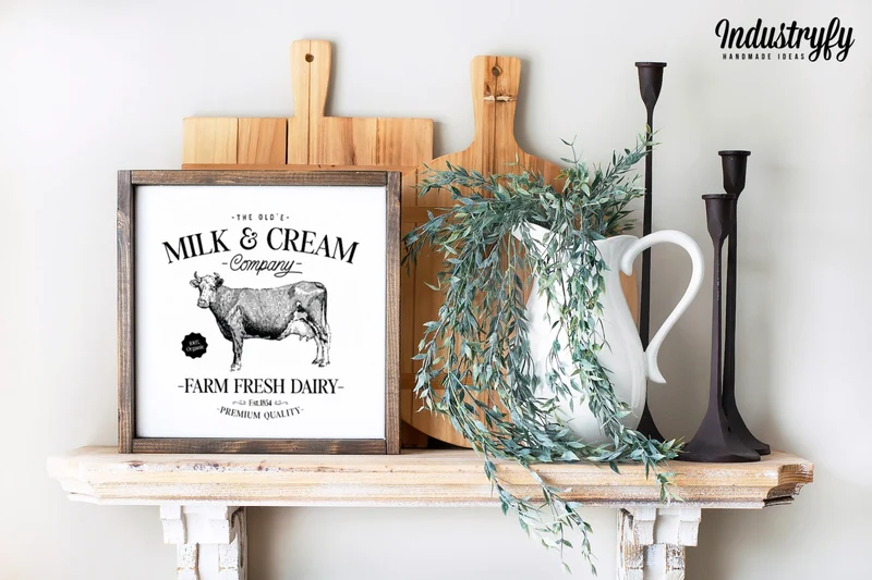 Landhaus Schild | Milk & Cream Co.