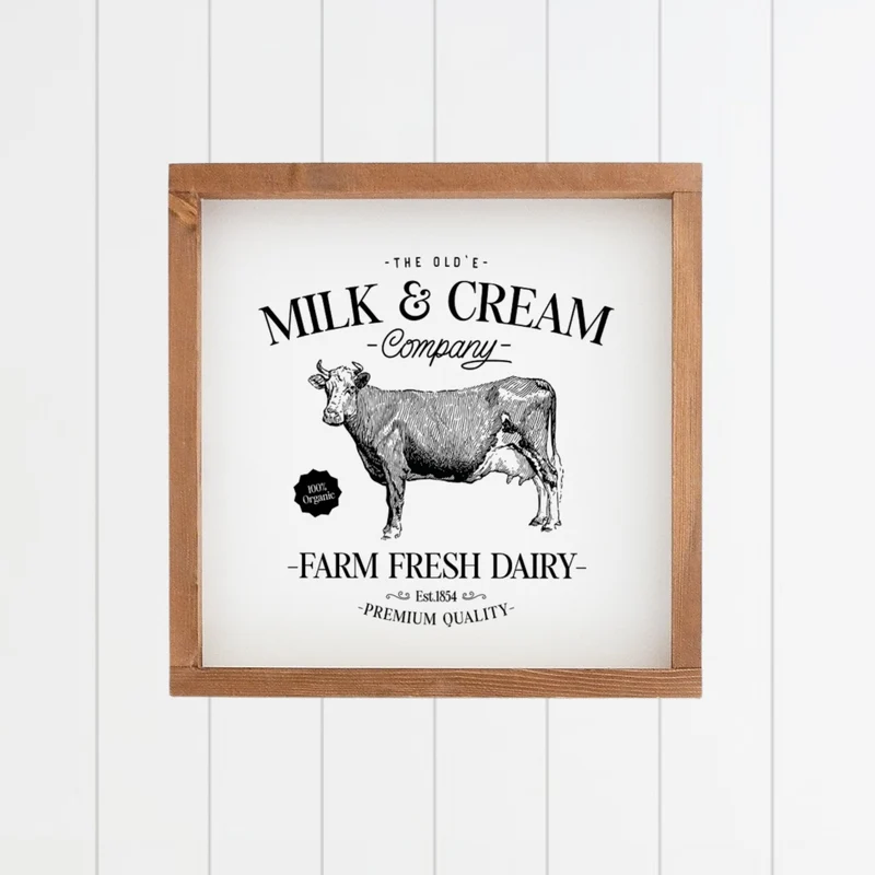 Landhaus Schild | Milk & Cream Co.