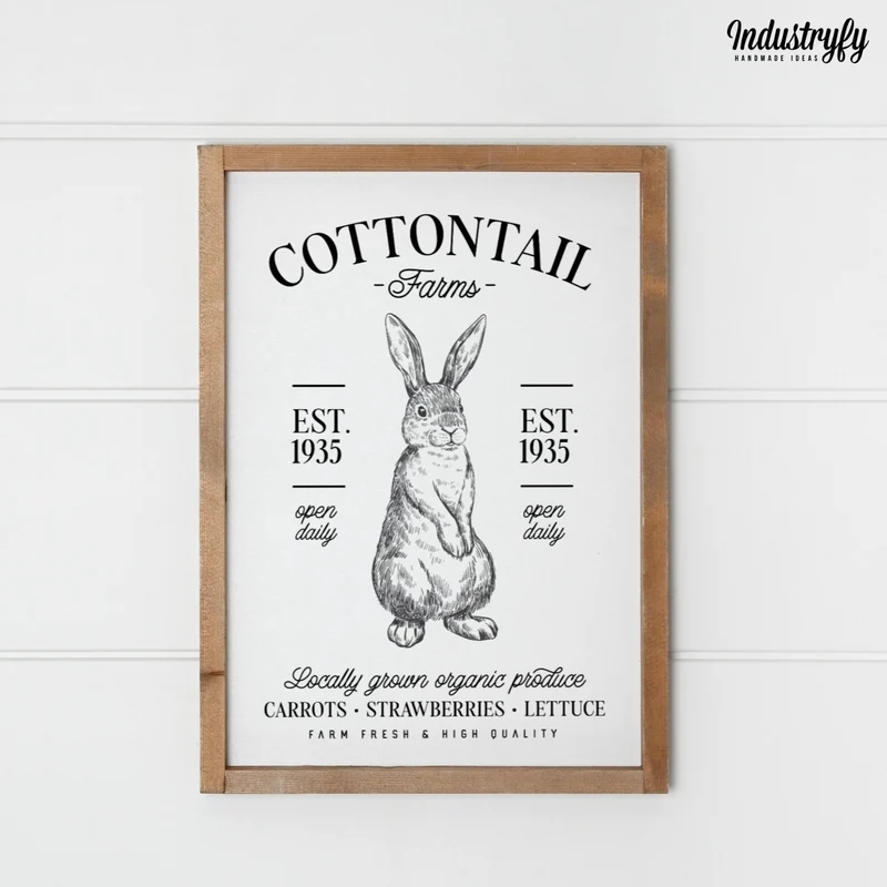 Landhaus Schild | Cottontail Farms