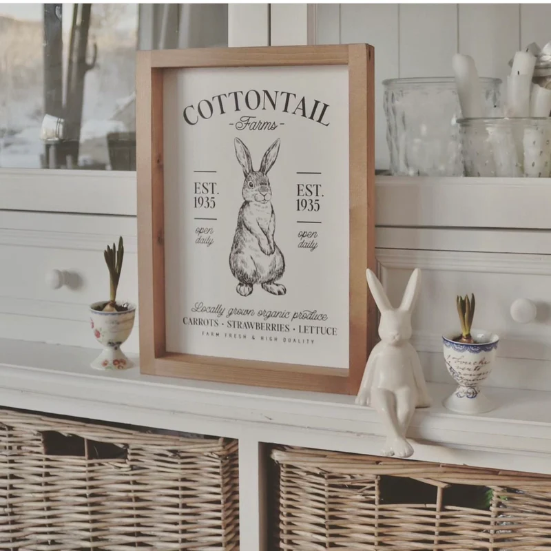 Landhaus Schild | Cottontail Farms