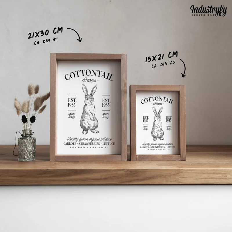 Landhaus Schild | Cottontail Farms