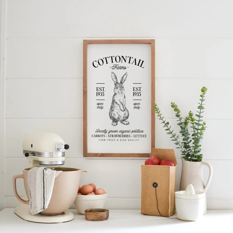 Landhaus Schild | Cottontail Farms