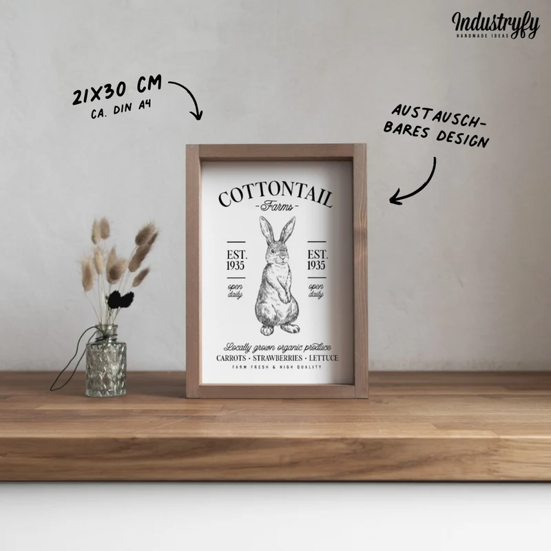 Landhaus Schild | Cottontail Farms
