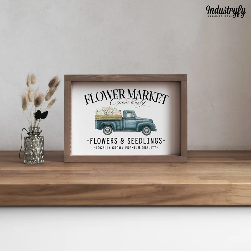 Landhaus Schild | Flower Market Truck No1