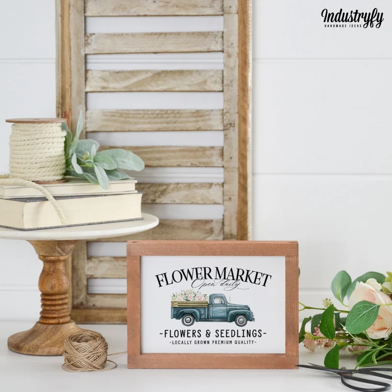 Landhaus Schild | Flower Market Truck No1