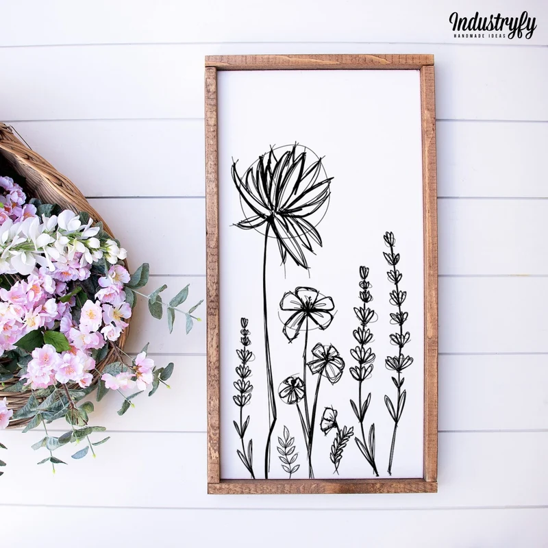 Landhaus Schild | Wildflowers