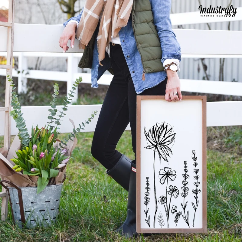 Landhaus Schild | Wildflowers