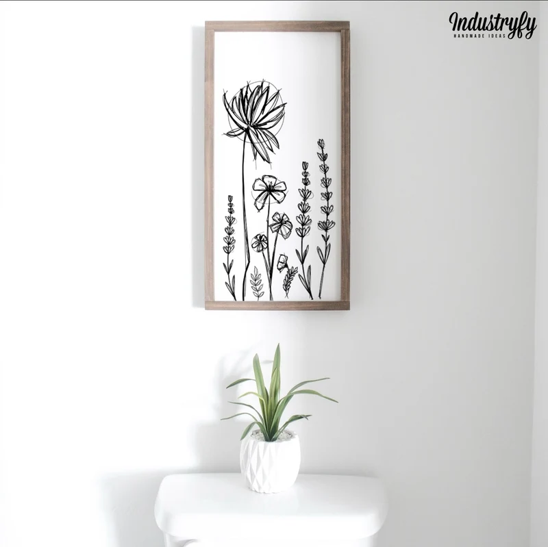 Landhaus Schild | Wildflowers