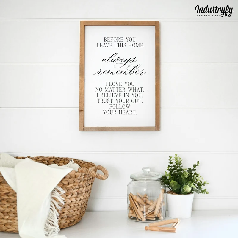 Landhaus Schild | Always remember