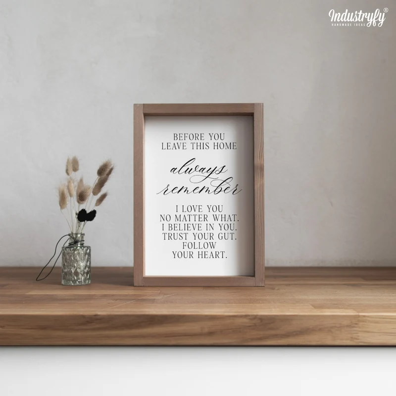 Landhaus Schild | Always remember
